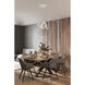 Canada LED 19.6 inch Chrome Chandelier Ceiling Light